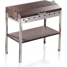 Pitsilos Ψησταριά Κάρβουνου 75x35cm με καπάκι BBQ 800 123