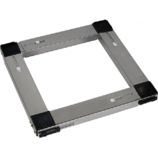 Ρυθμιζόμενη Βάση Κουζίνας-Ψυγείου από Ανοξείδωτο Ατσάλι με Ρόδες 62x62εκ. Roller 00683