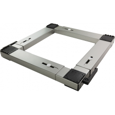 Ρυθμιζόμενη Βάση Πλυντηρίου-Στεγνωτηρίου από Ανοξείδωτο Ατσάλι με Ρόδες 70x70εκ. Roller 00723