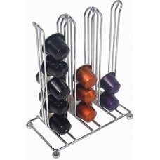 Sidi Home Βάση για 30 Κάψουλες Nespresso Μεταλλική 16x9x20cm E-2881