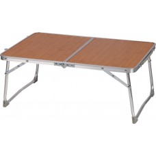 Τραπέζι Αλουμινίου για Camping Πτυσσόμενο 60x40x24.5cm Καφέ Sidi Home E-3494