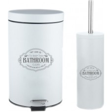 ΣΕΤ ΧΑΡΤΟΔΟΧΕΙΟ ΚΑΙ ΠΙΓΚΑΛ HOME ΛΕΥΚΟ Sidi Home Plast E-3659