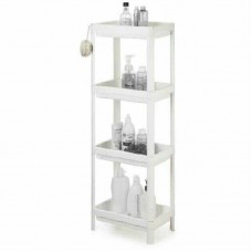 Ραφιέρα Μπάνιου Πλαστική με 4 Ράφια 35x23x100cm Sidi Home Plast E-3809