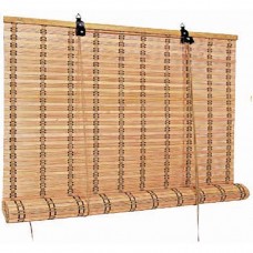 Sidirela Στόρι Σκίασης Μπαμπού σε Μπεζ Χρώμα Π180xΥ180εκ. Ε-0089