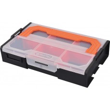 Ταμπακιέρα Εργαλείων 6 Θέσεων με Ρυθμιζόμενα Χωρίσματα Μαύρη 26x16.8x6εκ. Tactix 320080