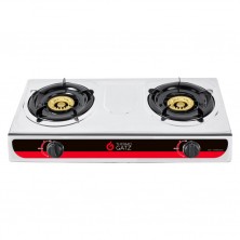 Thermogatz Επιτραπέζια Εστία Υγραερίου Διπλή Inox SSG.2