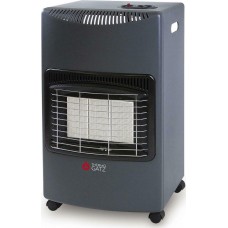 Κεραμική Σόμπα Υγραερίου 4100W Μαύρη 42x35x73cm Thermogatz TG4100