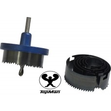 ΣΕΤ ΠΟΤΗΡΟΤΡΥΠΑΝΑ ΞΥΛΟΥ ΜΕ 7 ΛΕΠΙΔΕΣ 20mm TopMan 2072-020