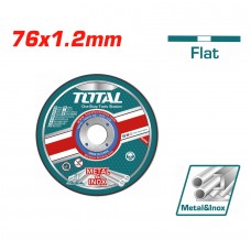 TOTAL ΔΙΣΚΟΣ ΚΟΠΗΣ INOX / ΜΕΤΑΛΛΟΥ 76mm X 1.2mm TAC30176