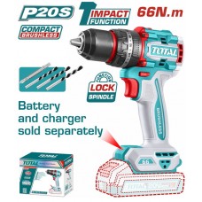 TOTAL ΔΡΑΠΑΝΟΚΑΤΣΑΒΙΔΟ ΚΡΟΥΣΤΙΚΟ ΜΠΑΤ. Li-ion 20V / 66Nm SOLO TIDLI206681