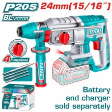 TOTAL ΠΝΕΥΜΑΤΙΚΟ ΠΙΣΤΟΛΕΤΟ ΜΠΑΤ. Li-ion 20V / 24mm SOLO TRHLI20248