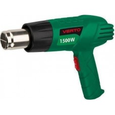 Verto 51G515 Πιστόλι Θερμού Αέρα 1500W με Ρύθμιση Θερμοκρασίας εως και 500°C