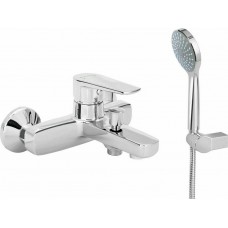 Viospiral Optima Αναμεικτική Μπαταρία Μπανιέρας Πλήρες Σετ Ασημί 00-02502