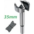 Wolfcraft Σετ Τρυπάνια Μεντεσέ για Ξύλο \ Πλαστικό 90mm x 10mm με Οδηγό 2τμχ 8728000