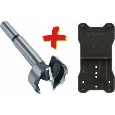 Wolfcraft Σετ Τρυπάνια Μεντεσέ για Ξύλο \ Πλαστικό 90mm x 10mm με Οδηγό 2τμχ 8728000 Wolfcraft Σετ Τρυπάνια Μεντεσέ για Ξύλο \ Πλαστικό 90mm x 10mm με Οδηγό 2τμχ 8728000