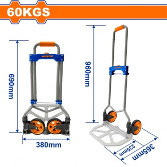 WADFOW ΚΑΡΟΤΣΙ ΜΕΤΑΦΟΡΑΣ ΠΤΥΣΣΟΜΕΝΟ 60Kg WWB9A06