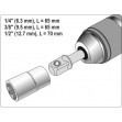 Yato Αντάπτορες HEX Σετ 3τμχ YT-04685