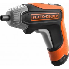 Black & Decker Κατσαβίδι Μπαταρίας 3.6V 1x1.5Ah BCF611CK-QW Black & Decker Κατσαβίδι Μπαταρίας 3.6V 1x1.5Ah BCF611CK-QW