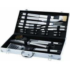 Bormann Σετ Εργαλείων BBQ Δεκαέξι Τεμαχίων σε Βαλίτσα BBQ1015