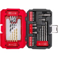 Bormann BHT1360 Σετ 35 Τρυπάνια HSS Τιτανίου για Μέταλλο και Ξύλο