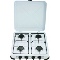 Επιτραπέζια Εστία Υγραερίου με 4 Εστίες Λευκή Bormann BLG6000