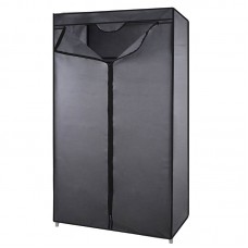 Υφασμάτινη Ντουλάπα με Φερμουάρ σε Γκρι Χρώμα 60x45x170cm Lite BORMANN BPC1000