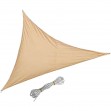 Bormann BPN1000 Τρίγωνο Πανί Σκίασης 140gsm Μπεζ 3.6x3.6x3.6m