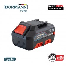 Μπαταρία Εργαλείου Λιθίου 20V με Χωρητικότητα 4Ah PRO BORMANN BBP2004