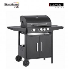 Bormann Ψησταριά Υγραερίου Μαντεμένια Σχάρα με 3 Εστίες και Πλαϊνό Μάτι BBQ3100