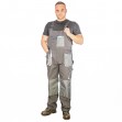 Bormann Bib Overall Φόρμα Εργασίας με Τιράντες Γκρι 024514