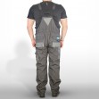 Bormann Bib Overall Φόρμα Εργασίας με Τιράντες Γκρι 024514