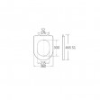 ΚΑΛΥΜΜΑ ΛΕΚΑΝΗΣ SOFT CLOSE 46.5X36 ΛΕΥΚΟ GEMINI DUROPLAST BTW1010