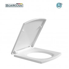 Bormann Virgo Καπάκι Λεκάνης Soft Close Πλαστικό 44x34.5cm Λευκό BTW1075