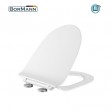 Bormann Aqua Close Καπάκι Λεκάνης Soft Close Πλαστικό 43x36cm Λευκό BTW1085