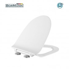 Bormann Aqua Close Καπάκι Λεκάνης Soft Close Πλαστικό 43x36cm Λευκό BTW1085