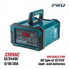 Φορτιστής Μπαταρίας Αυτοκινήτου 12-24V 100A Bormann BBC2030