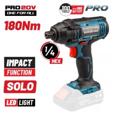 Παλμικό Κατσαβίδι Μπαταρίας 20V Solo Pro Bormann BBP3300