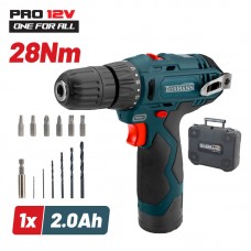 BORMANN BCD2010 Δραπανοκατσάβιδο Μπαταρίας 10.8V, Li-Ion,Βαλίτσα με Εξαρτήματα