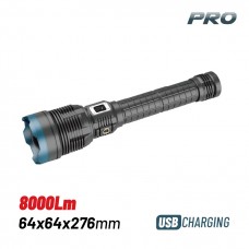 Bormann Φακός Επαναφορτιζόμενος Led 8000lm BPR6040