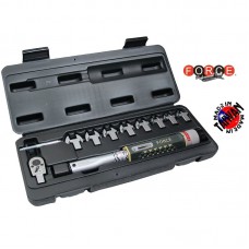Δυναμόκλειδο Ρυθμιζόμενης Ροπής 6-30 Nm και γερμανικές μύτες σε σετ 13 τεμαχίων Force 64713