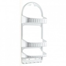 ΡΑΦΙΕΡΑ ΜΠΑΝΙΟΥ ΠΛΑΣΤΙΚΗ ΜΕ 3 ΡΑΦΙΑ, ΧΡΩΜΑ ΛΕΥΚΟ, 12X27X62ΕΚ. OEM V5276