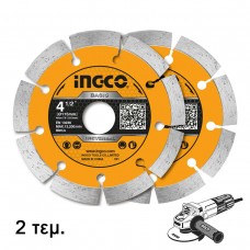 Δίσκος Διαμαντέ Δομικών 115mm INGCO DMD0111523 Δίσκος Διαμαντέ Δομικών 115mm INGCO DMD0111523