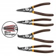 INGCO Ασφαλειοτσίμπιδο 180mm Σετ 4 τεμ.HCCPS26180