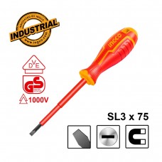 ΚΑΤΣΑΒΙΔΙ ΗΛΕΚΤΡΟΛΟΓΟΥ VDE ΙΣΙΟ SL3.0X75 MM HISD813075 INGCO ΚΑΤΣΑΒΙΔΙ ΗΛΕΚΤΡΟΛΟΓΟΥ VDE ΙΣΙΟ SL3.0X75 MM HISD813075 INGCO