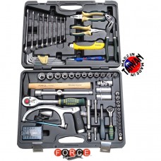 Σετ επαγγελματικών εργαλείων με καρυδάκια 77 τεμαχίων 1/4" και 1/2" FORCE 4771