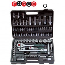 Σετ καρυδάκια με καστάνια 1/4"+1/2" FORCE 4941-5