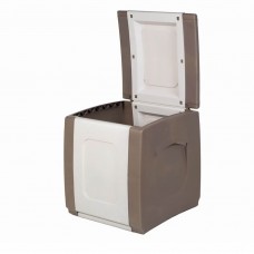 ΜΠΑΟΥΛΟ ΜΟΝΟ COMPACT ΜΠΕΖ-ΛΕΥΚΟ 57X50X54cm HOMEPLAST COMPACT