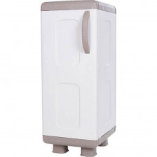 Ντουλάπα Μονόφυλλη Πλαστική Ρέα 36x44x96cm Μπεζ-Λευκό HOMEPLAST 5200310909177