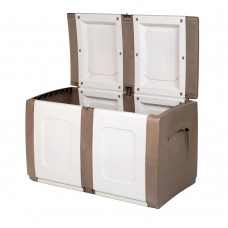 ΜΠΑΟΥΛΟ ΔΙΠΛΟ REGULAR ΜΠΕΖ-ΛΕΥΚΟ 57X94X54cm HOMEPLAST REGULAR2