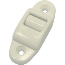 Ράουλο οδηγός στενού ιμάντα ρολλών πόρτας οβάλ λευκό